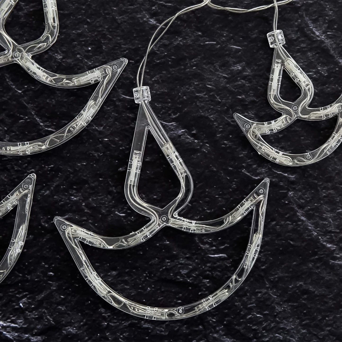 12 Diya Curtain String Lights Window Curtain Lights