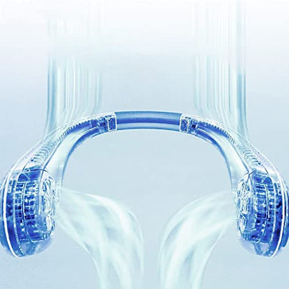 Portable Neck Fan, Hands Free Wearable Bladeless Fan