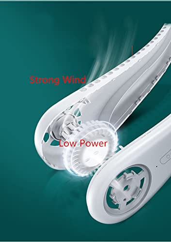 Portable Neck Fan, Hands Free Wearable Bladeless Fan