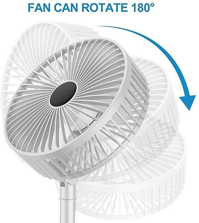 Adjustable Height Rechargeable Standing Fan
