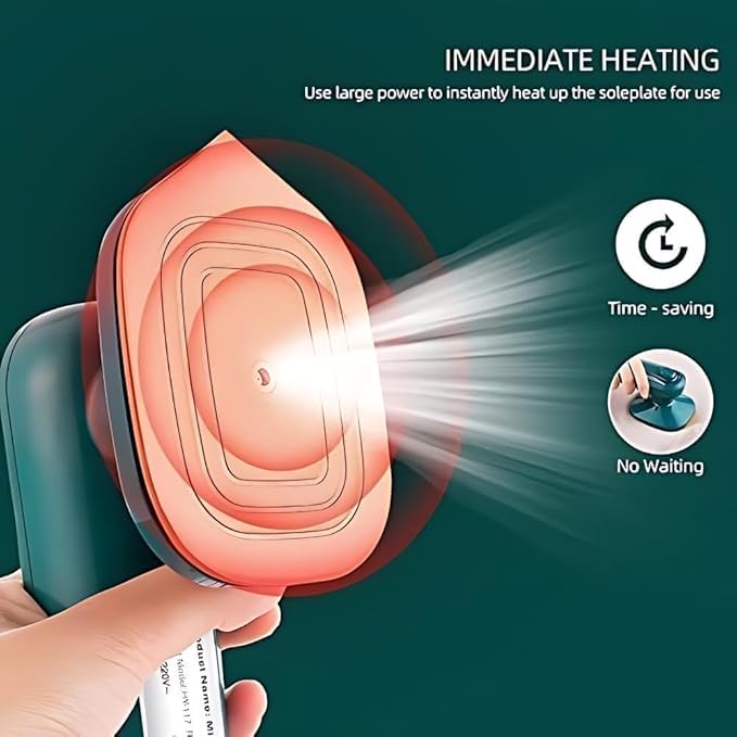 Iron-Travel Steamer Iron for Clothes , Portable Handheld Iron