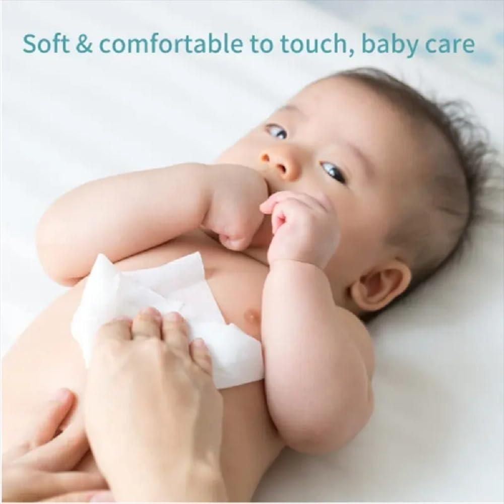 Disposable Baby Wipes (Pack of 1 contain 64 pcs)