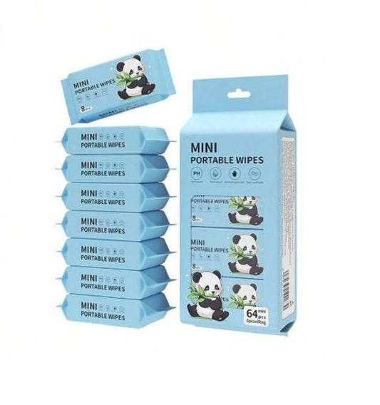 Disposable Baby Wipes (Pack of 1 contain 64 pcs)