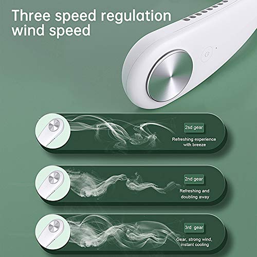 Portable Neck Fan, Hands Free Wearable Bladeless Fan