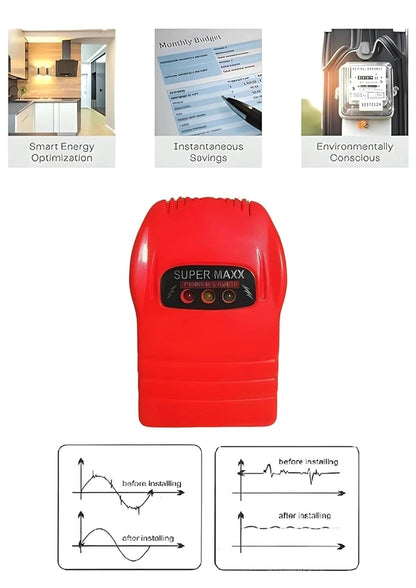 POWER SAVER Maxx Power Saver Gold Electricity Saving Device (ISI) (40% Save Upto Electricity Bill Everyday) Bill Saver Made in India Product Pack of 1