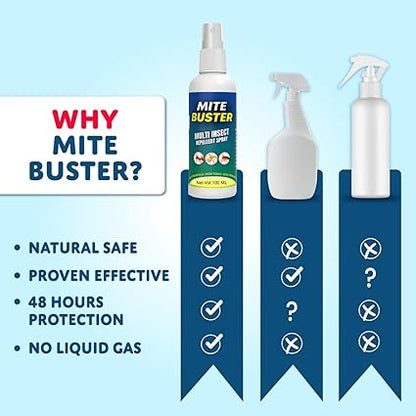 Mite Buster and Repellent Spray - 100ml