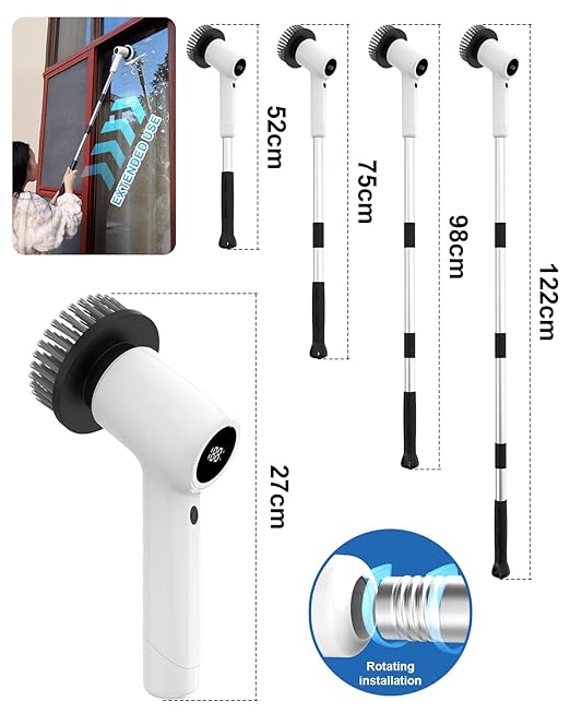 9 in 1 Electric Spin Scrubber