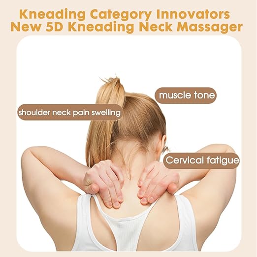 Neck And shoulder Back massager with Heat Deep Kneading Massage for Neck Back shoulder