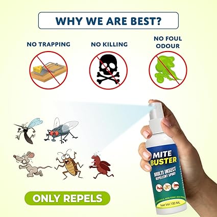 Mite Buster and Repellent Spray - 100ml