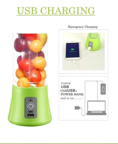 6 Blade Smoothie Maker & Portable Electric USB Juice Maker