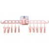 Multifunction Clothing Hanger with Clip Stand