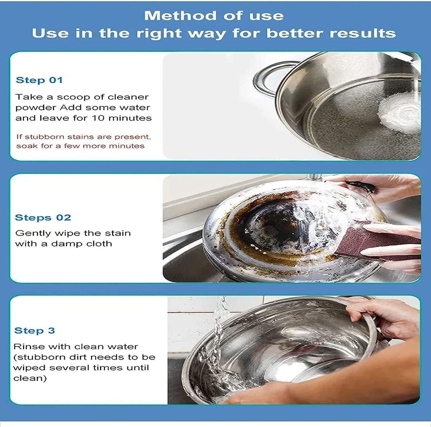 Rust Remover all purpose cleaning Powder