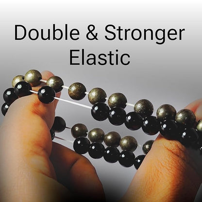 ✨ Richie Rich Combo Bracelet Set (Pyrite + Black Obsidian)