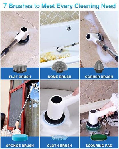 9 in 1 Electric Spin Scrubber