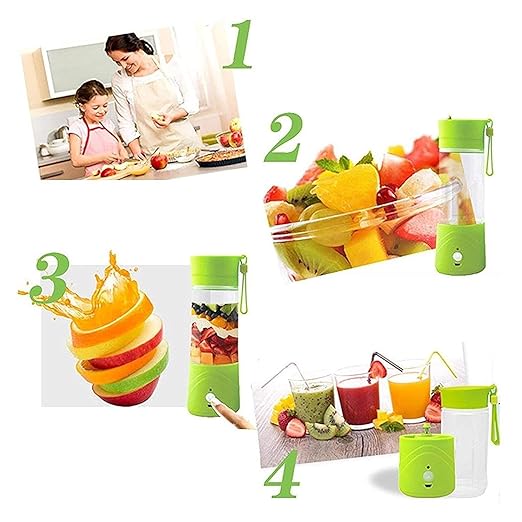 6 Blade Smoothie Maker & Portable Electric USB Juice Maker