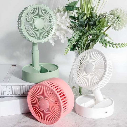Adjustable Height Rechargeable Standing Fan