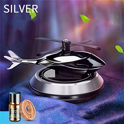 Helicopter alloy Solar Car Air Perfume Diffuser