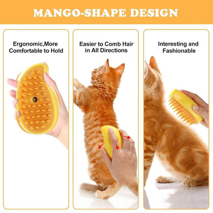3 In1 Steaming Pet Hair Brush