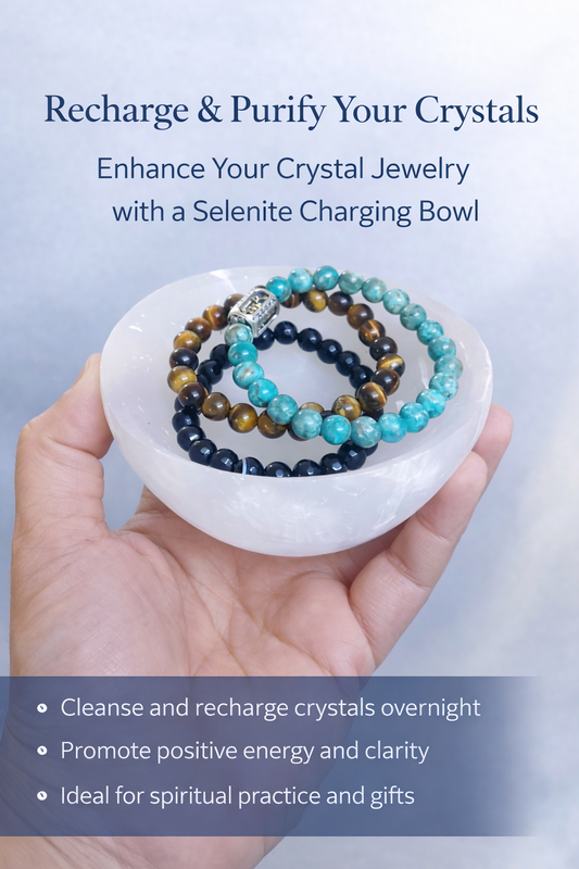 Premium Morroco Selenite Charging Bowl – Crystal Energising & Cleansing Bowl