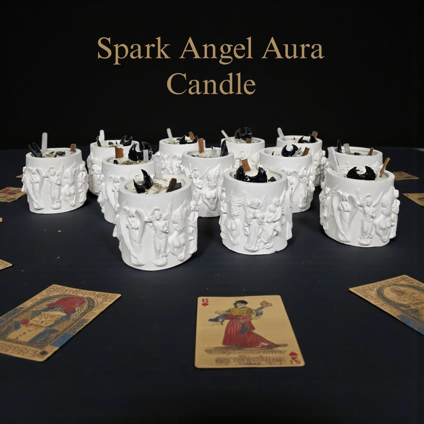 Spark Angel Aura Candle – Divine Protection & Positive Energy