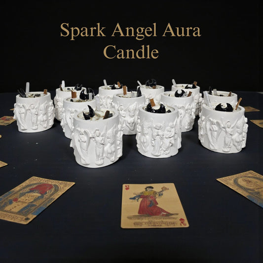 Spark Angel Aura Candle – Divine Protection & Positive Energy
