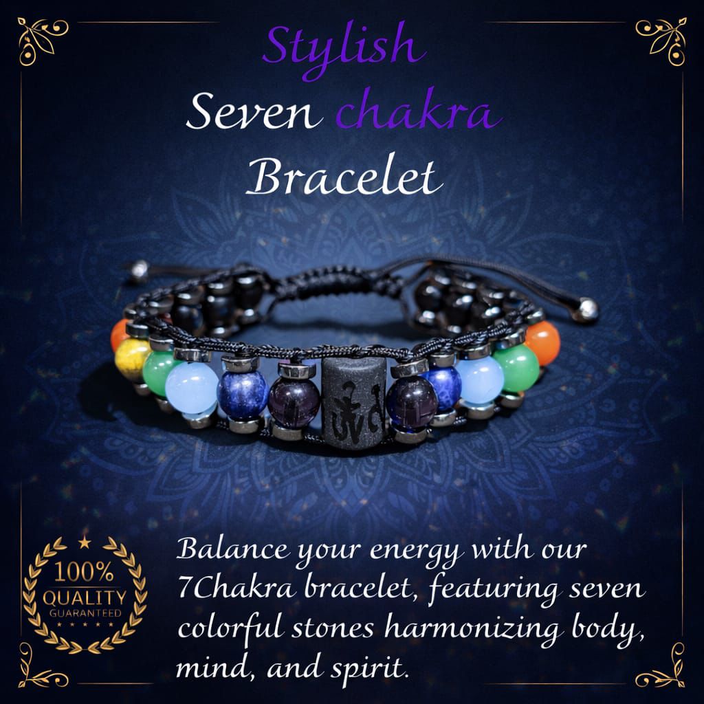 Stylish Seven Chakra Bracelet