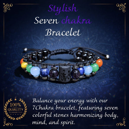 Stylish Seven Chakra Bracelet