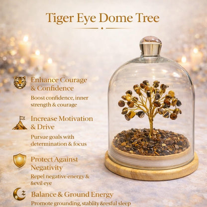 Crystal Dome Tree – Elegant Energy Decor (6 Inch)