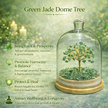 Crystal Dome Tree – Elegant Energy Decor (6 Inch)