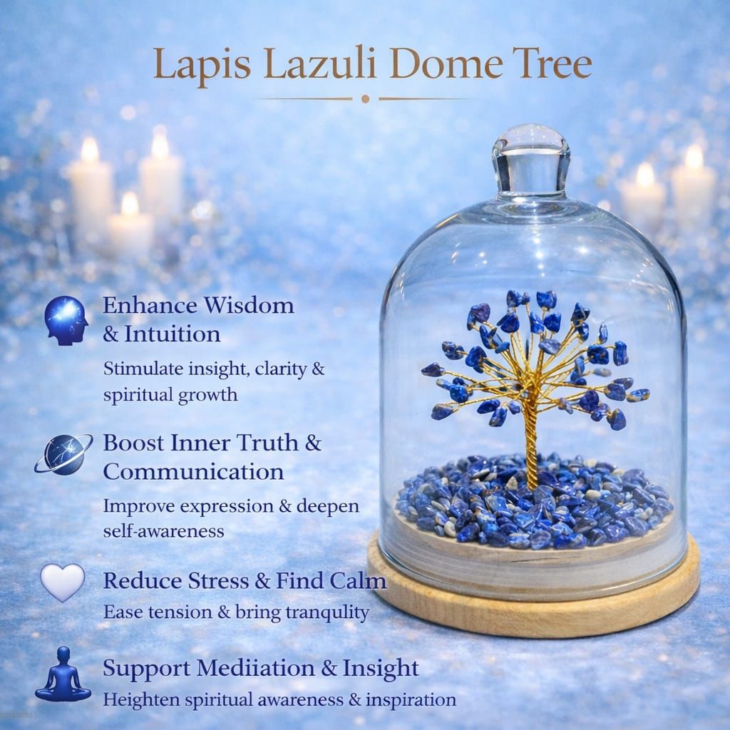 Crystal Dome Tree – Elegant Energy Decor (6 Inch)