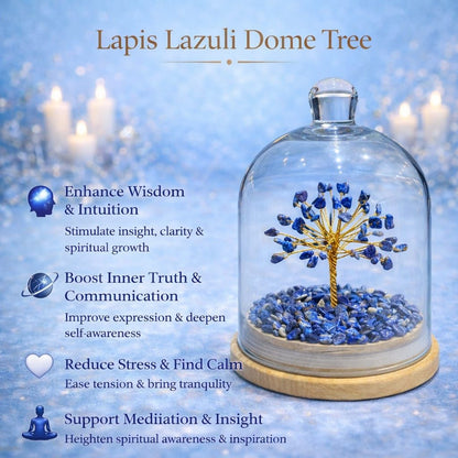 Crystal Dome Tree – Elegant Energy Decor (6 Inch)