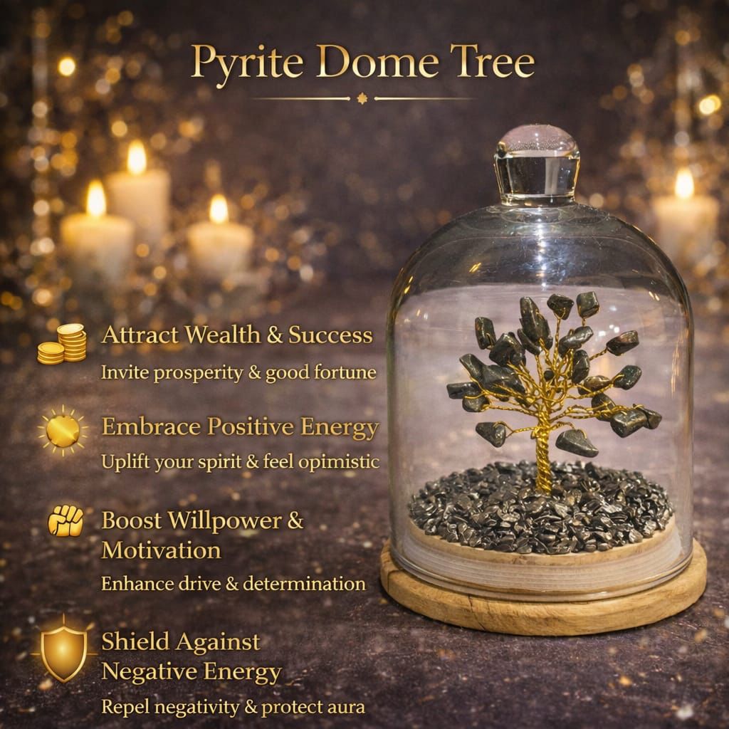 Crystal Dome Tree – Elegant Energy Decor (6 Inch)