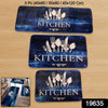 Kitchen Floor Mat Non-slip Printed Runner Rugs (3 Pc)