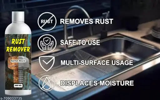 Powerfull Rust Remover Rust Converter Water Based Rust Paint For Railings Fleet 200 ml (Pack of 2)