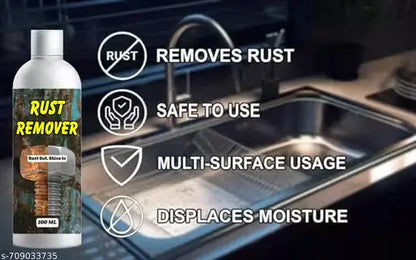 Powerfull Rust Remover Rust Converter Water Based Rust Paint For Railings Fleet 200 ml (Pack of 2)