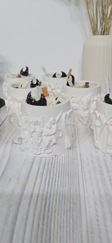 Spark Angel Aura Candle – Divine Protection & Positive Energy