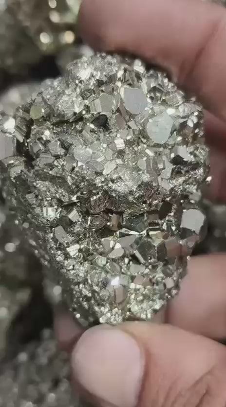 Natural Raw Pyrite Crystal – Stone of Wealth, Success & Positive Energy