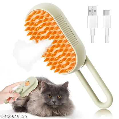 3 in 1 Pet Hair Removal Steam Brush 🐶🐱