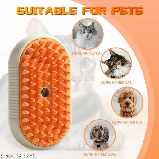 3 in 1 Pet Hair Removal Steam Brush 🐶🐱