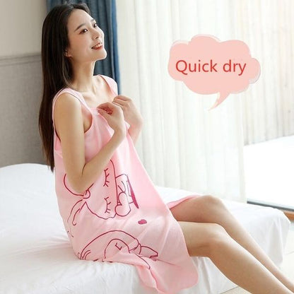 Soft Cotton Bathrobe for Ladies