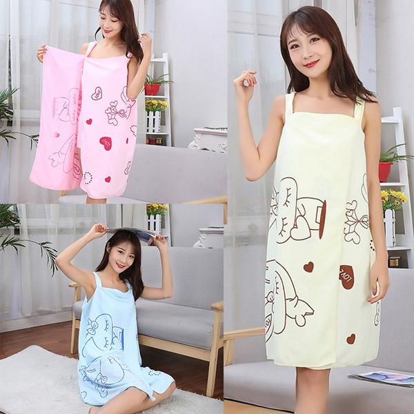 Soft Cotton Bathrobe for Ladies